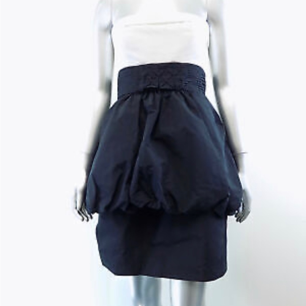 BCBGMAXAZRIA black and white dress